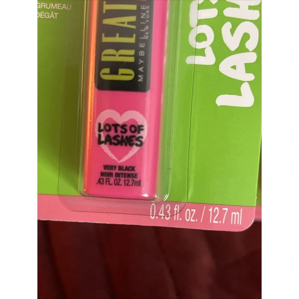 Maybelline Great Lash Lots of Lashes Washable Mascara, 141 Very Black - 3 Pack